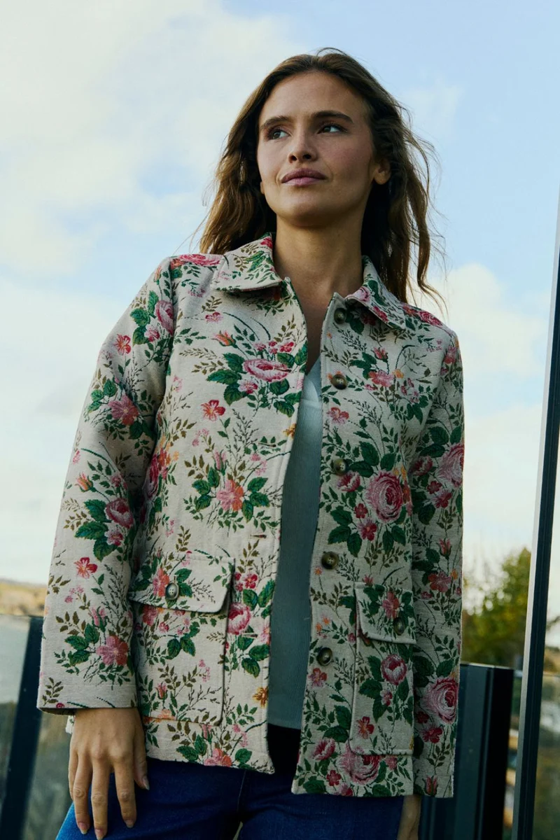 Crush Jacket 211489 | Moonbeam W. Deep Forest | Jakke fra Freequent