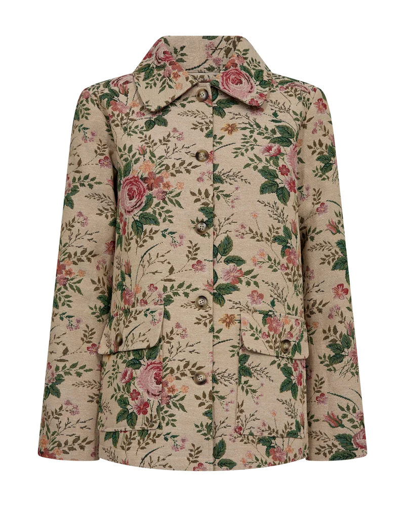 Crush Jacket 211489 | Moonbeam W. Deep Forest | Jakke fra Freequent