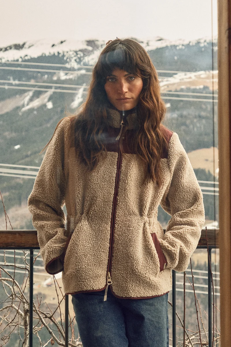 Elisa Eli Teddy Jacket | Cabernet | Jakke fra Mos Mosh