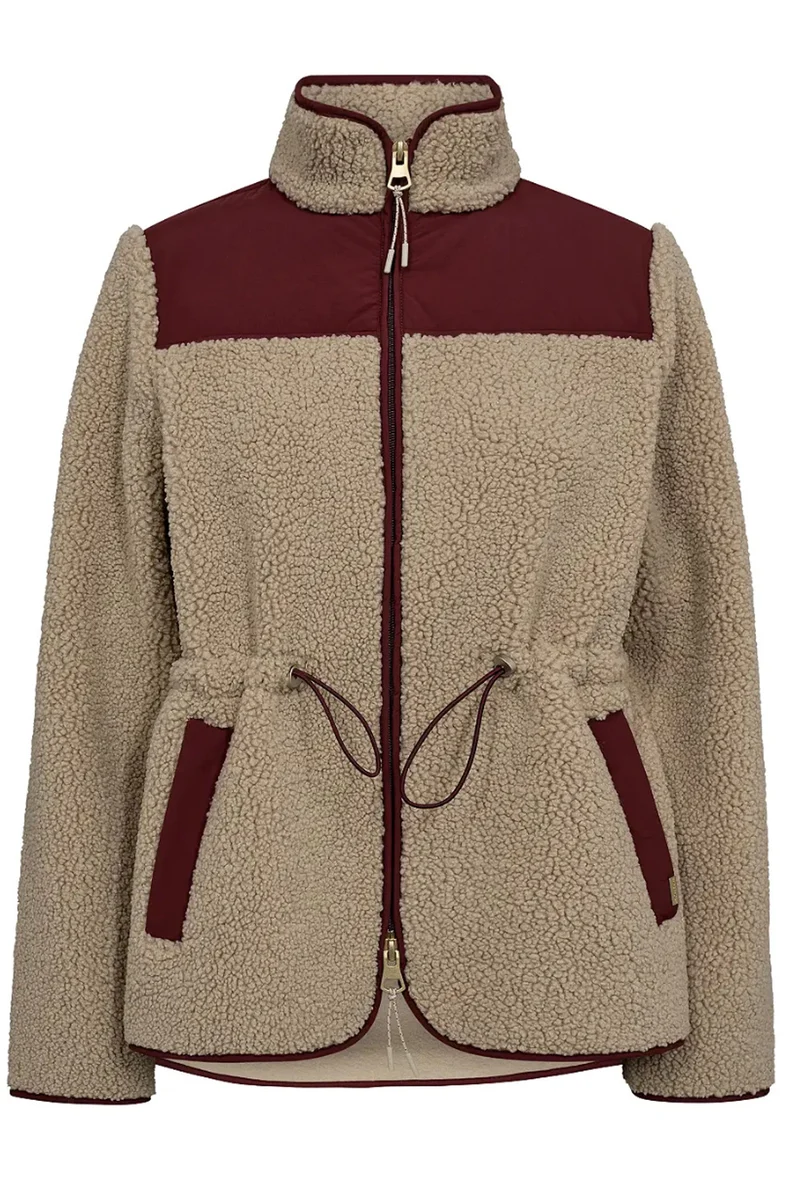Elisa Eli Teddy Jacket | Cabernet | Jakke fra Mos Mosh