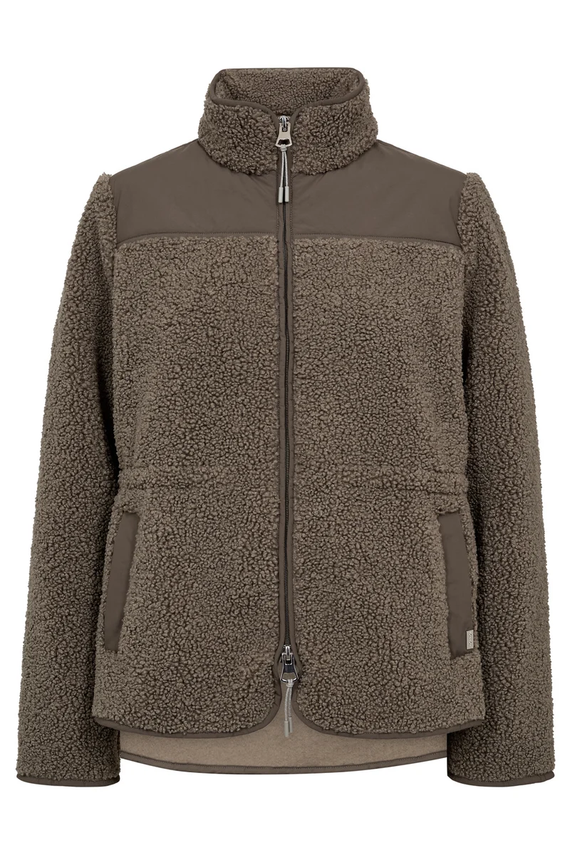 Elisa Eli Teddy Jacket | Dusty Olive | Jakke fra Mos Mosh