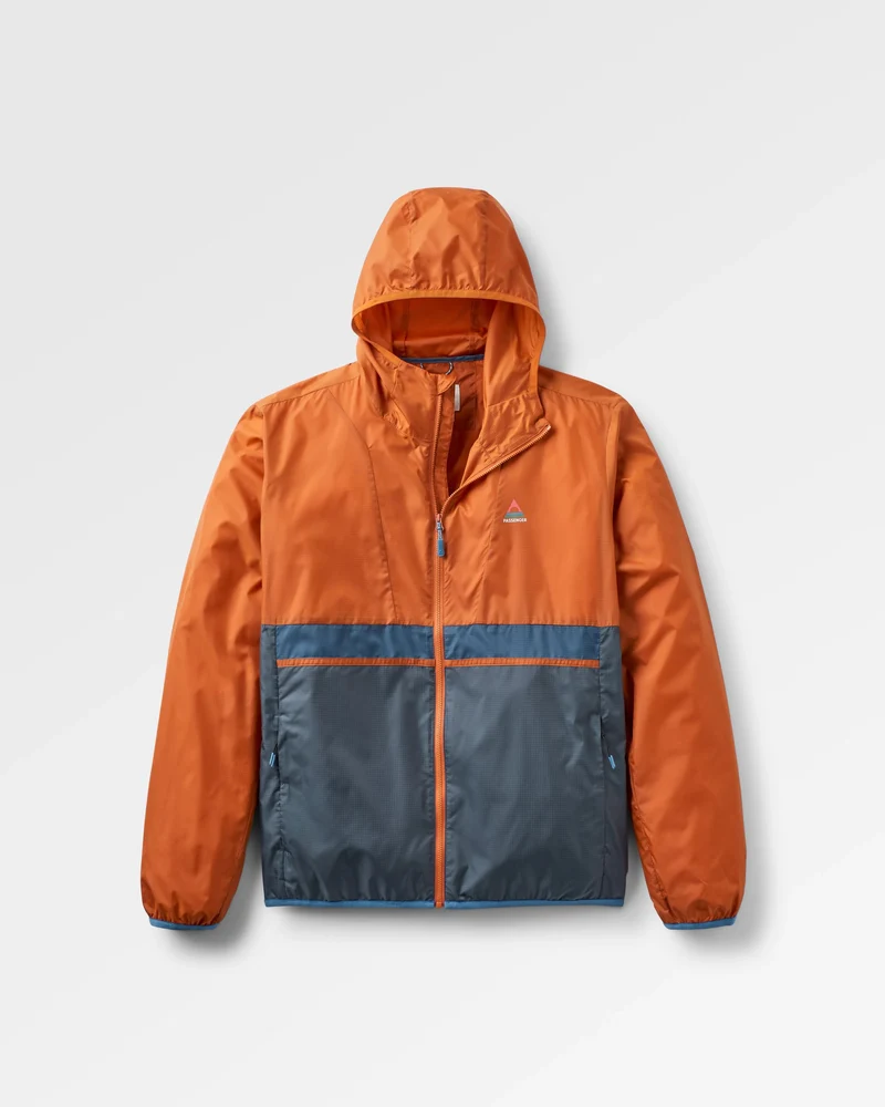 Gusto Windshell Jacke - Sonnenuntergang Orange/Anthrazit