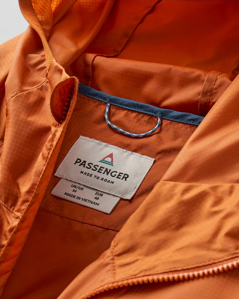 Gusto Windshell Jacke - Sonnenuntergang Orange/Anthrazit