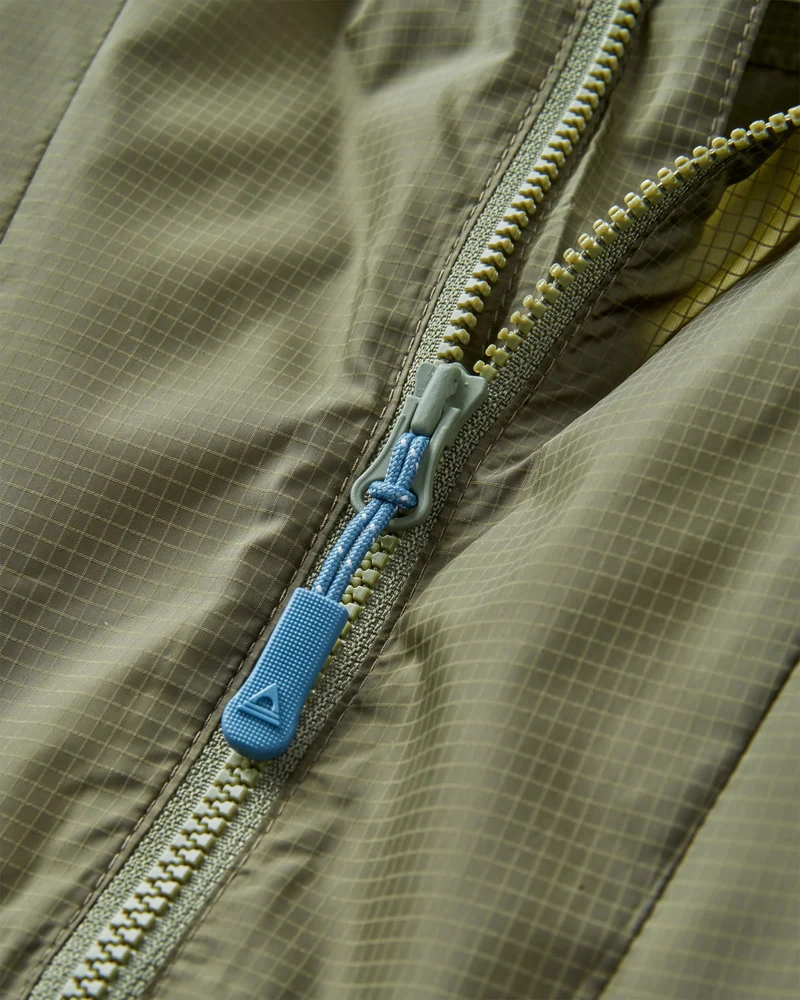 Gusto Windshell Anorak - Khaki/Dunkles Denim