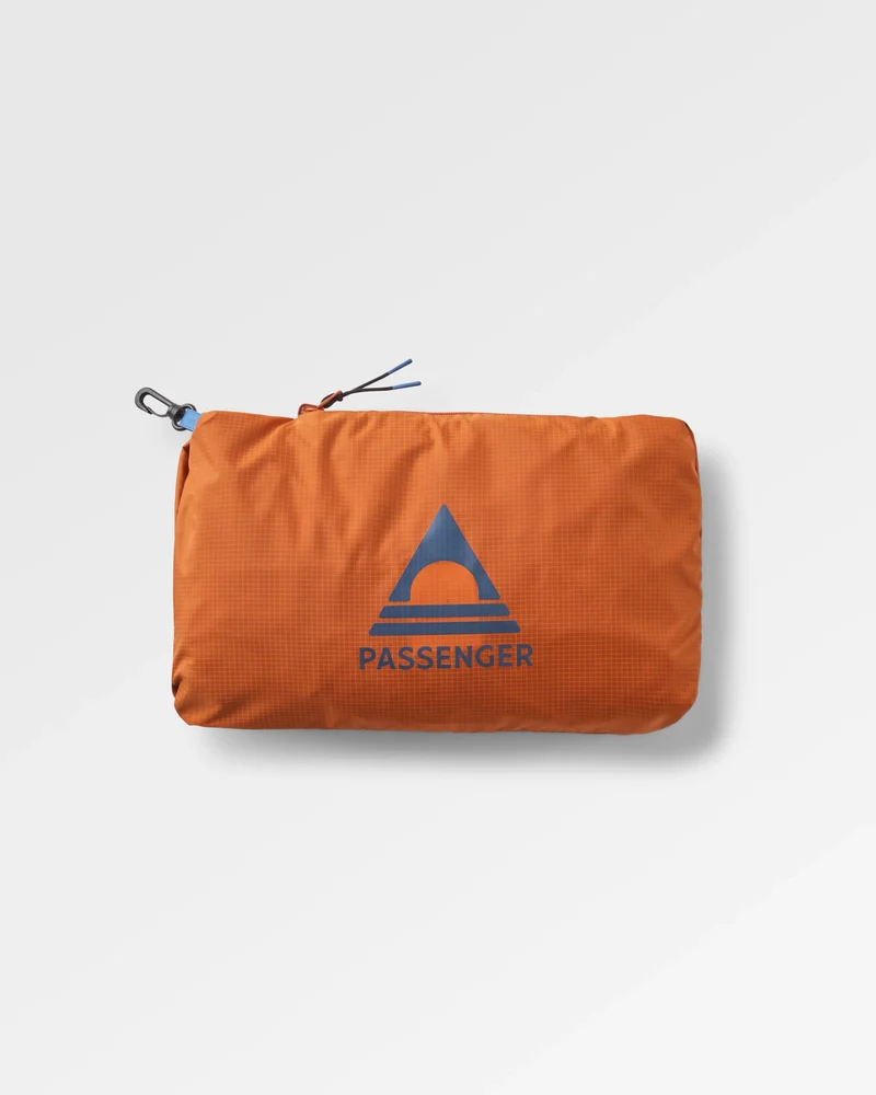 Viento Windshell Jacke - Dunkles Denim/Sonnenuntergangs-Orange