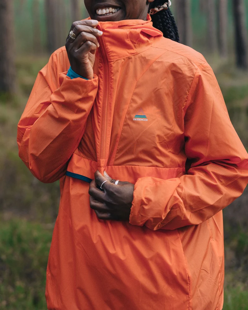 Viento Windshell Anorak - Ember Orange