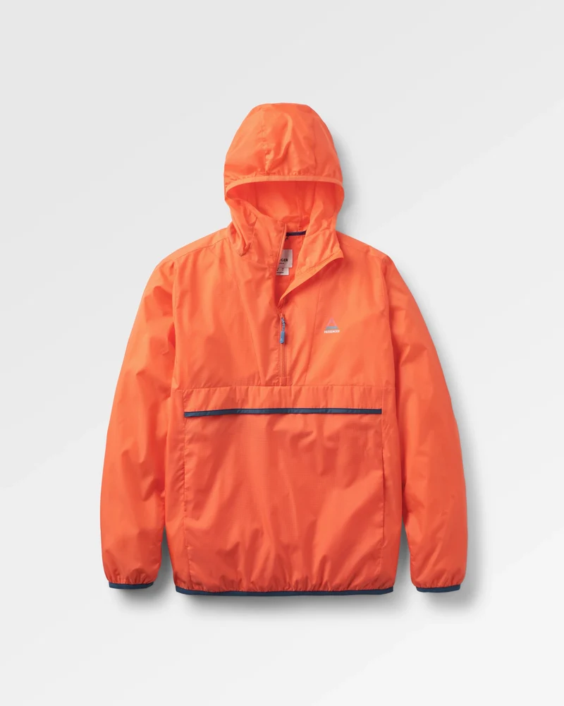 Viento Windshell Anorak - Ember Orange