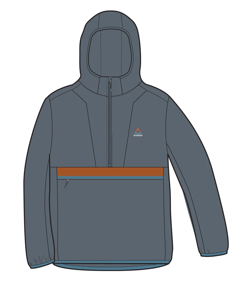 Viento Windshell Anorak - Anthrazit