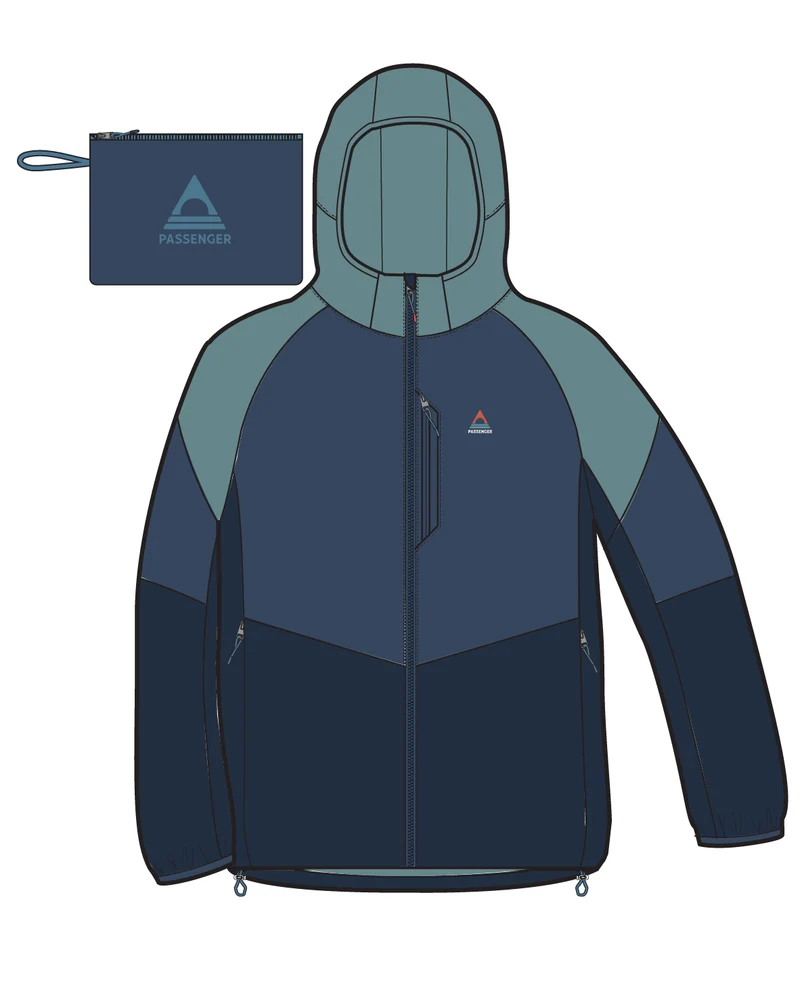 Shasta Leichte Thermore® Isolierte Jacke - Rich Navy/Dark Denim/Arctic