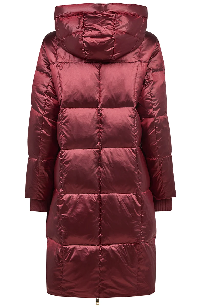 Nova Metallic Down Jacket | Cabernet | Jakke fra Mos Mosh