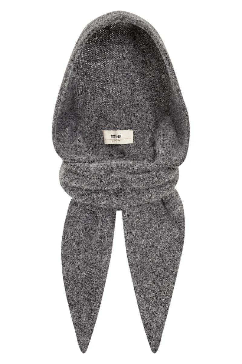 Thora Scarf Hat | Thunderstorm | Accessories fra Mos Mosh