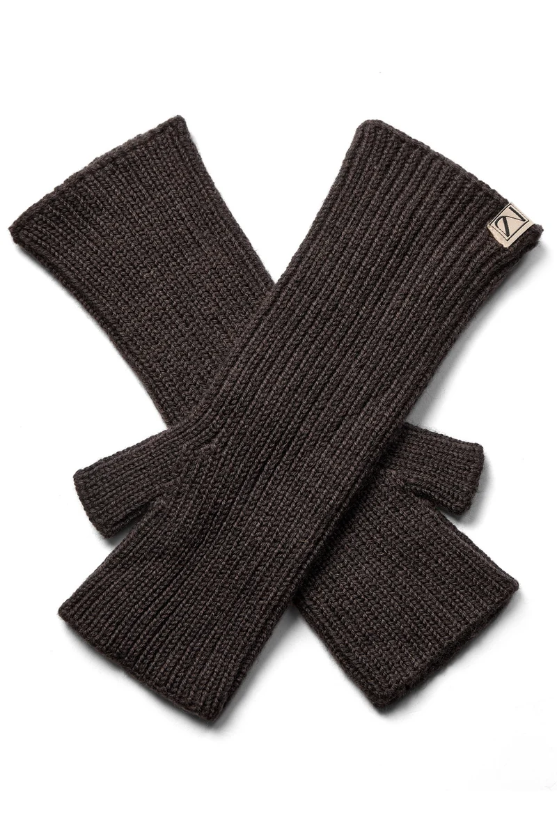 Tova Wool Rib Mittens | Delicioso | Accessories fra Mos Mosh