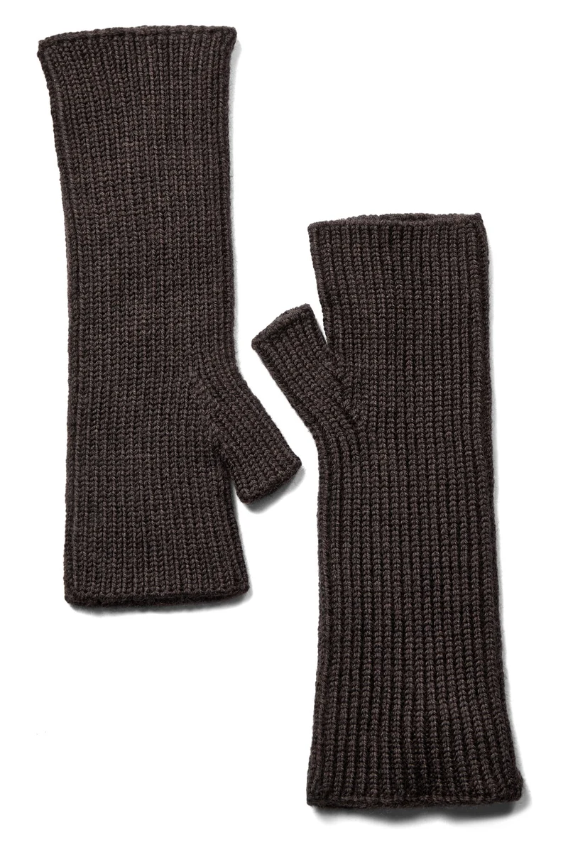 Tova Wool Rib Mittens | Delicioso | Accessories fra Mos Mosh
