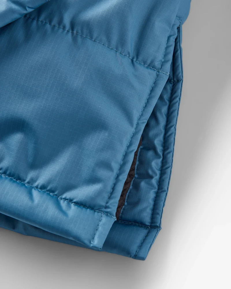 Escapism Sherpa Lined Changing Robe - Moonlight Blue → Escapism Sherpa Gefütterter Surf-Poncho - Moonlight Blue