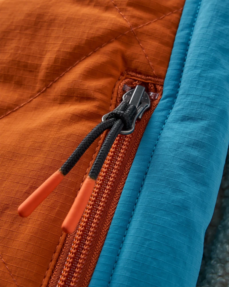 Lara Steppjacke - Hafer/Sonnenuntergang Orange