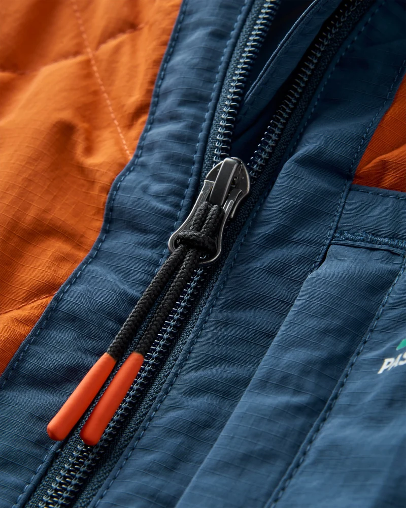 Lara Steppjacke - Hafer/Sonnenuntergang Orange
