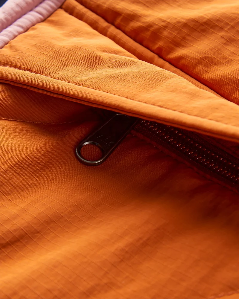 Ocean Isolierter Anorak - Dunkles Denim/Sunset Orange
