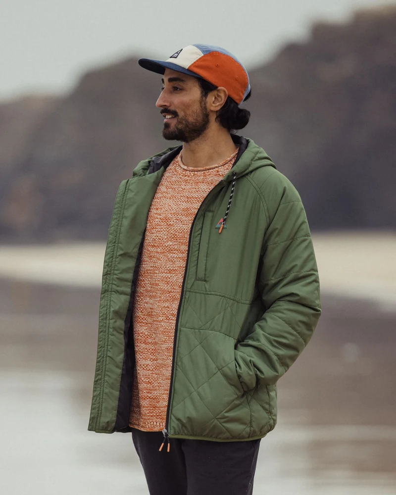 Dylan Isolierte Full-Zip-Jacke - Wildgrün
