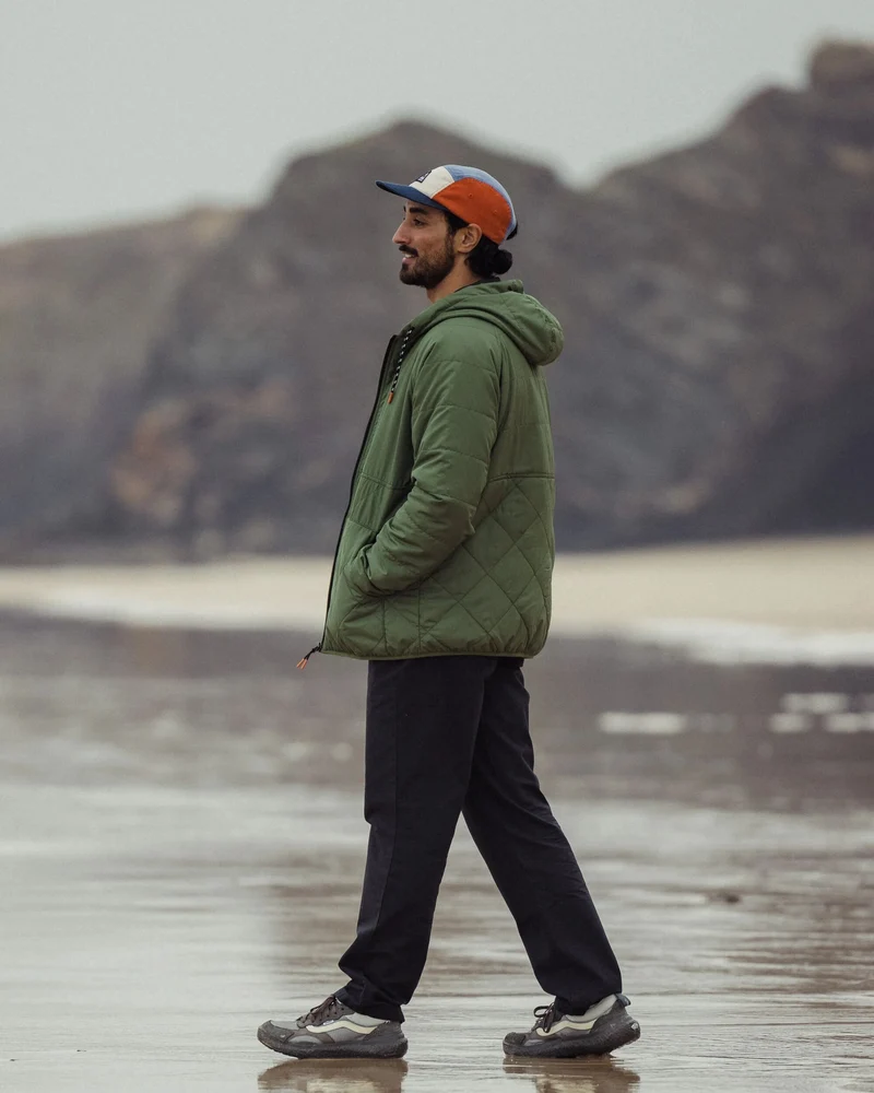 Dylan Isolierte Full-Zip-Jacke - Wildgrün