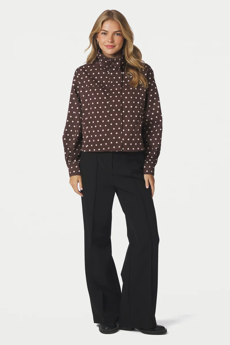 Callisa Dot Jacket | Brown | Jakke fra Neo Noir