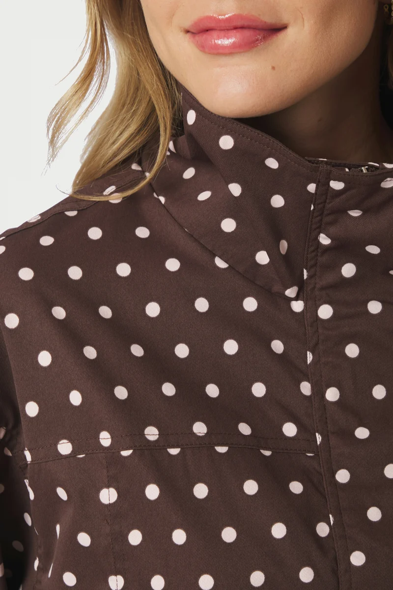Callisa Dot Jacket | Brown | Jakke fra Neo Noir