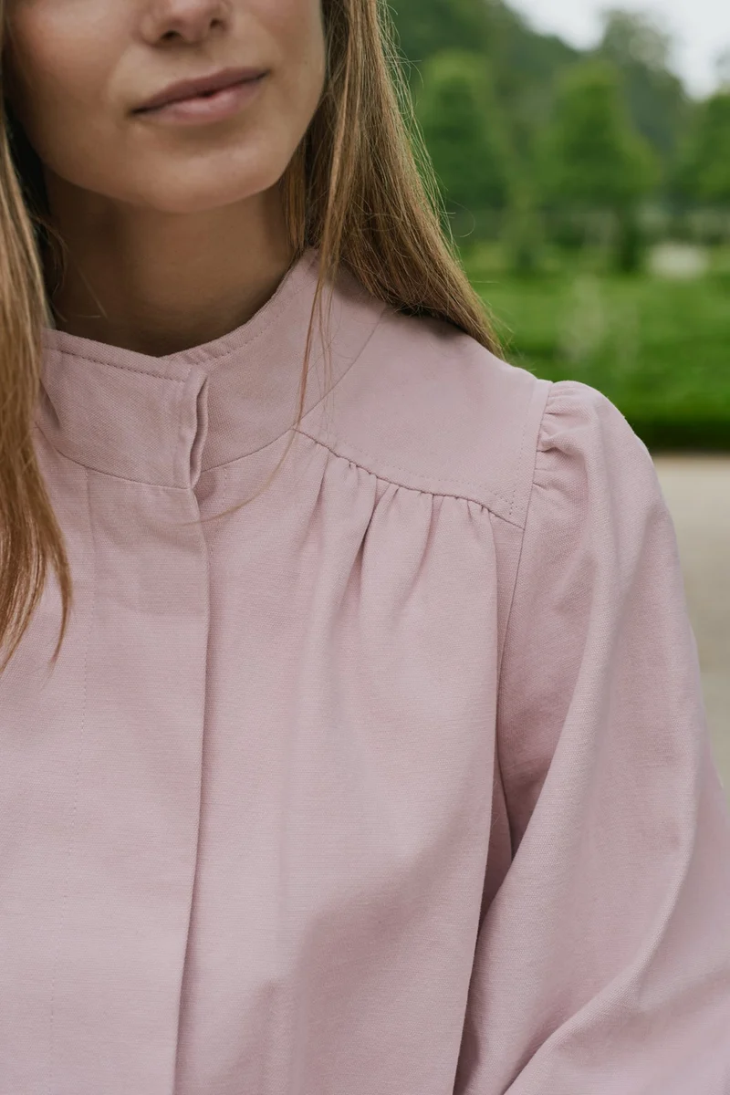 Tirsa Canvas Jacket | Light Pink
