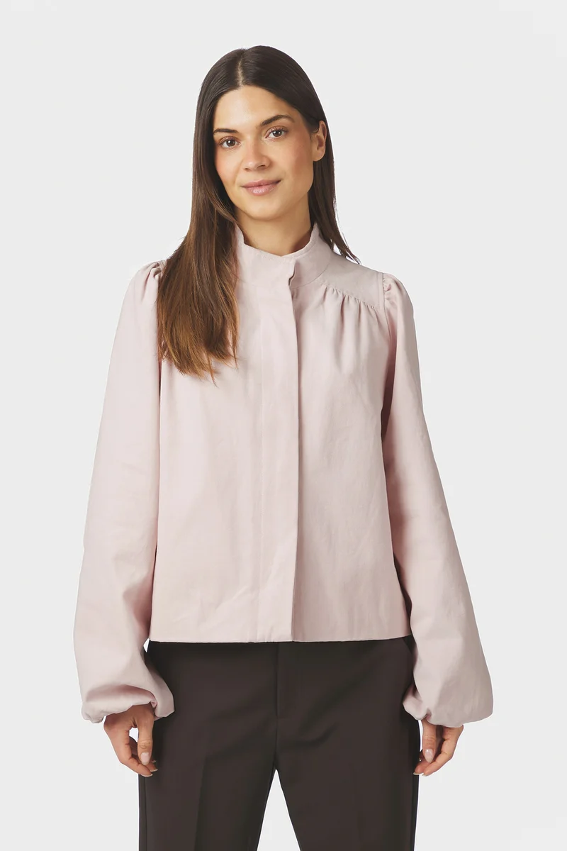Tirsa Canvas Jacket | Light Pink