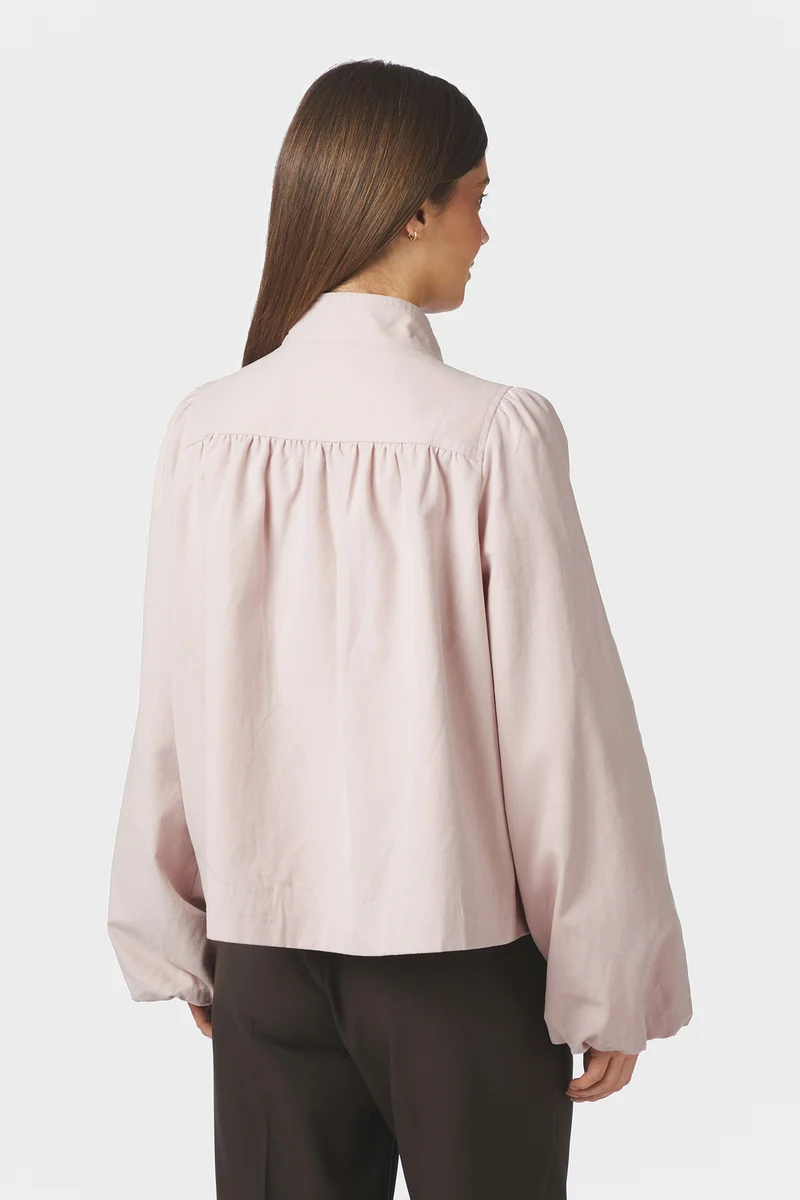 Tirsa Canvas Jacket | Light Pink