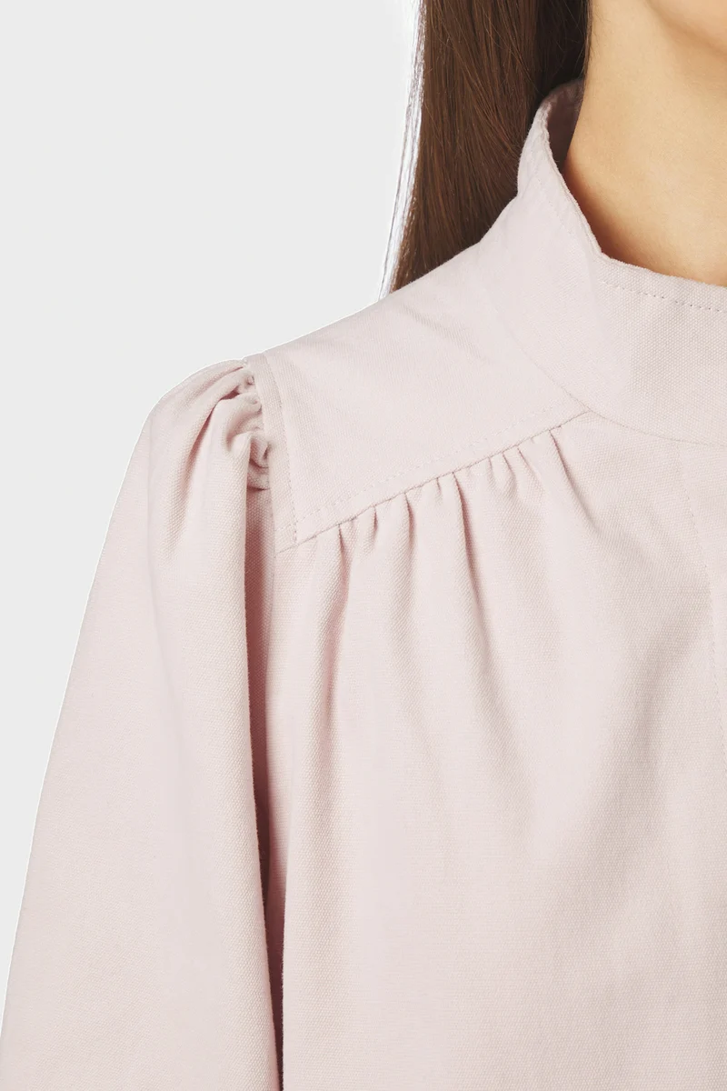 Tirsa Canvas Jacket | Light Pink