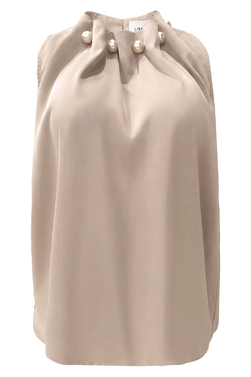 Pip Pearl Top | Champagne