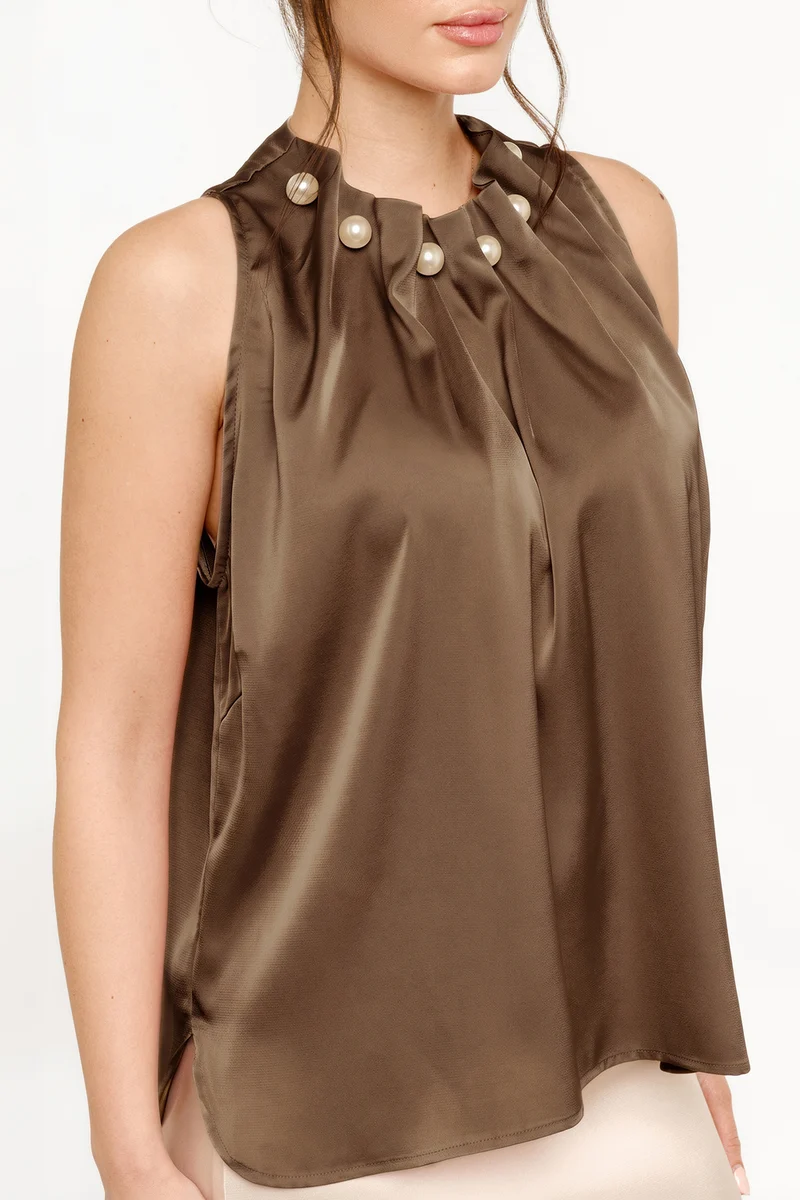 Pip Pearl Top | Brown