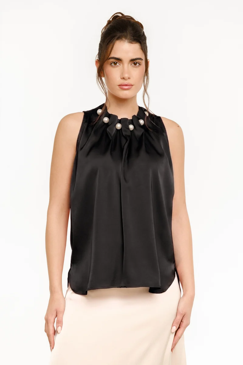 Pip Pearl Top | Black