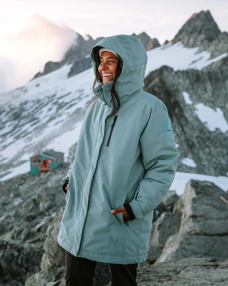 Cloudmont Wasserdichte Daunenjacke - Stürmische See