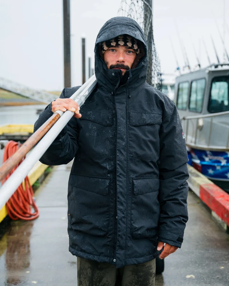 Explorer Wasserdichte Daunenparka - Schwarz