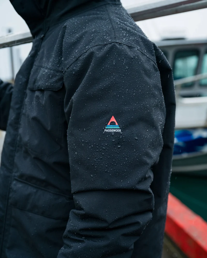 Explorer Wasserdichte Daunenparka - Schwarz