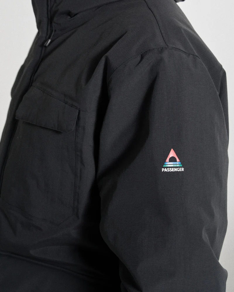 Explorer Wasserdichte Daunenparka - Schwarz