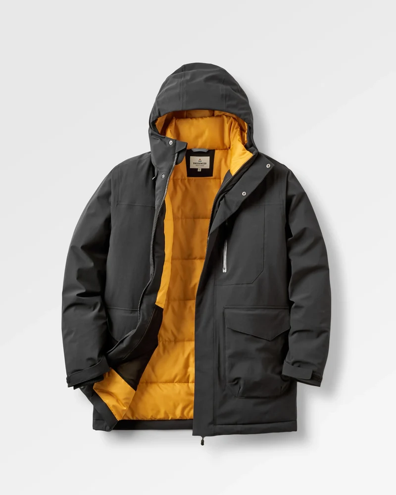 Rainier Wasserdichte Parka - Schwarz