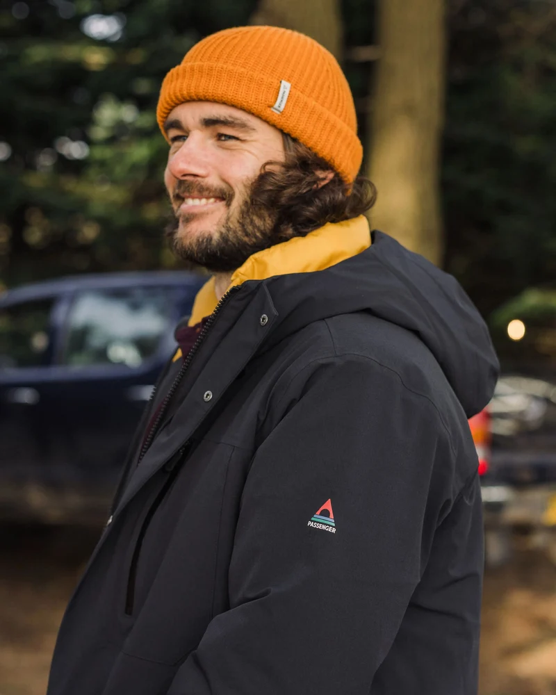 Rainier Wasserdichte Parka - Schwarz