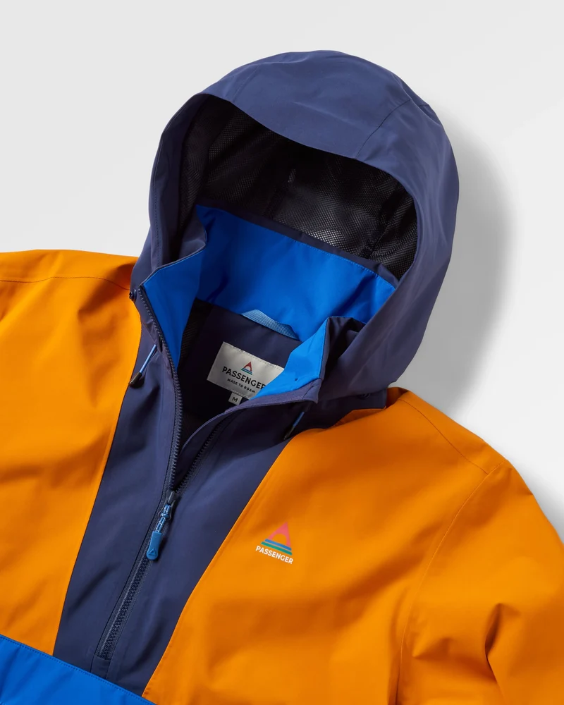 Skyline Wasserdichter Anorak - Sunrise Orange