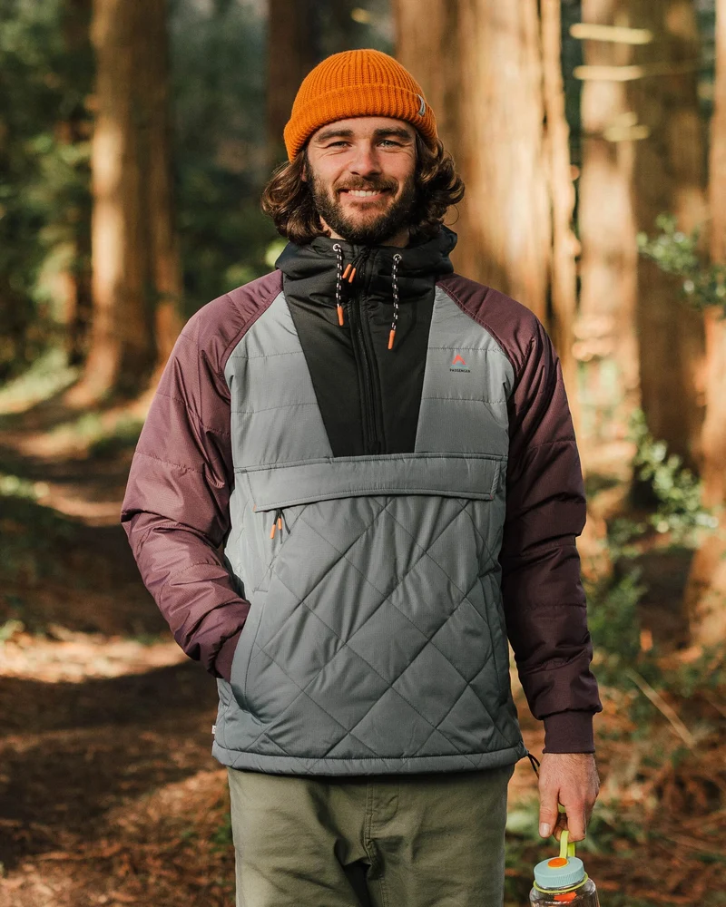 Oceanic Isolierte Anorak - Sturmgrau/Tiefpflaume