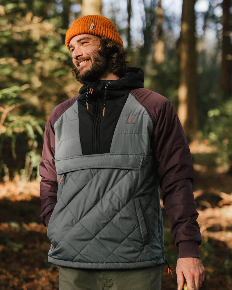Oceanic Isolierte Anorak - Sturmgrau/Tiefpflaume