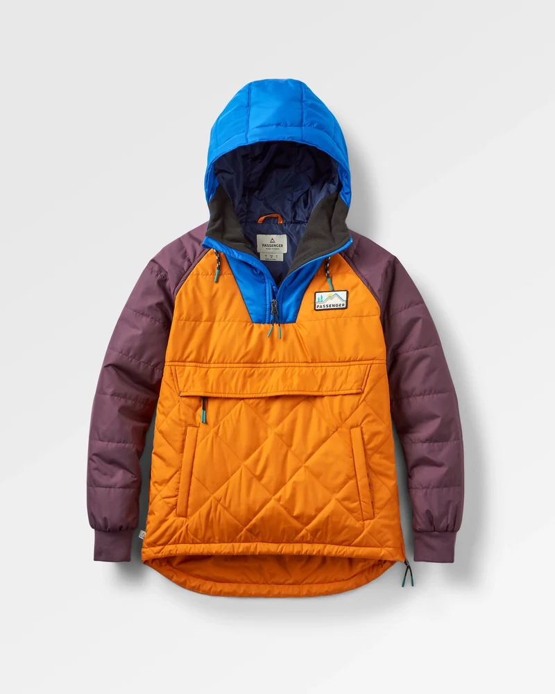 Ozean Isolierter Anorak – Sonnenaufgang Orange