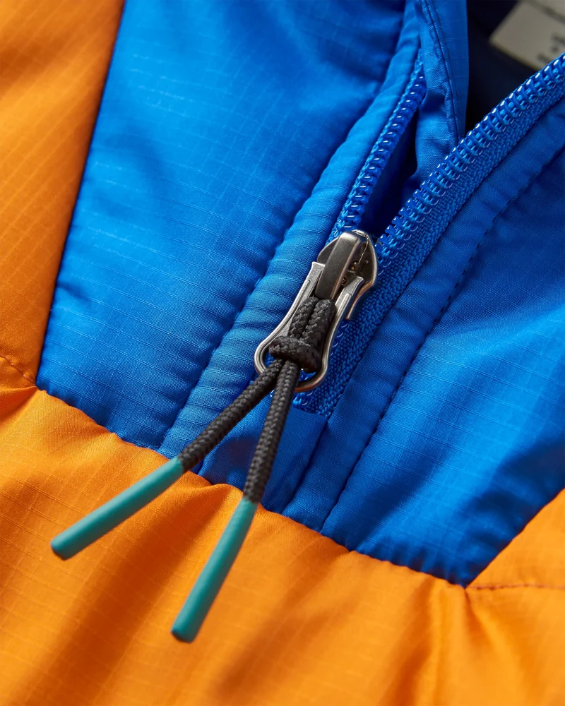 Ozean Isolierter Anorak – Sonnenaufgang Orange