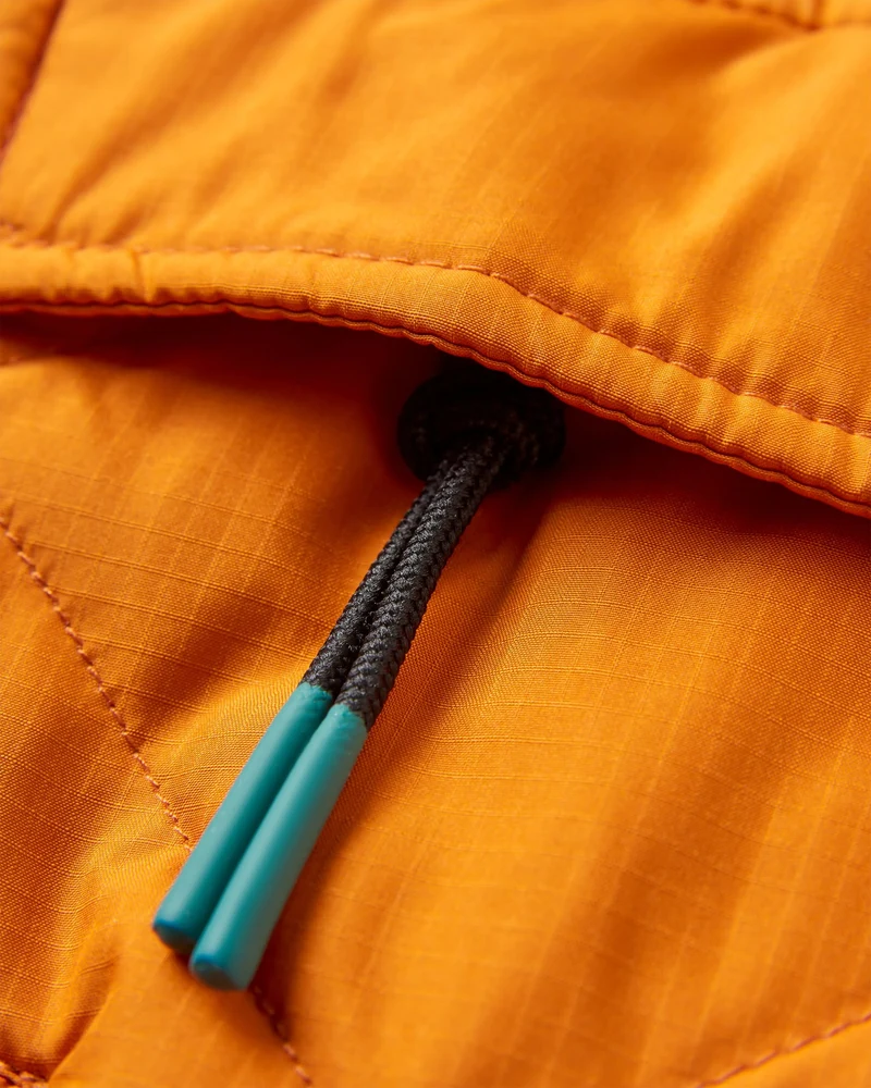 Ozean Isolierter Anorak – Sonnenaufgang Orange