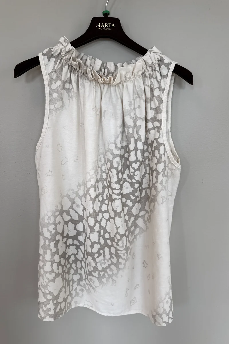 Lucina Top Leo | Beige Leopard