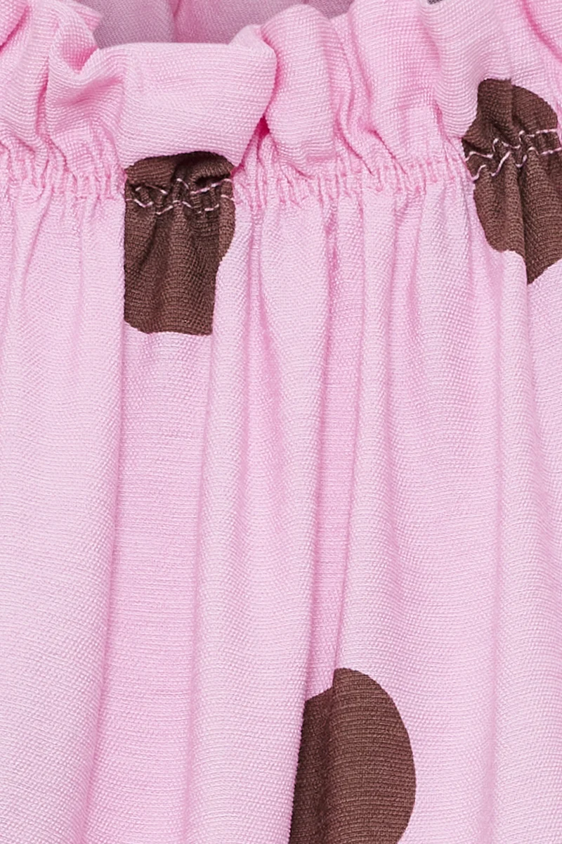 Lucina Dot Top | Pink Polka Dot