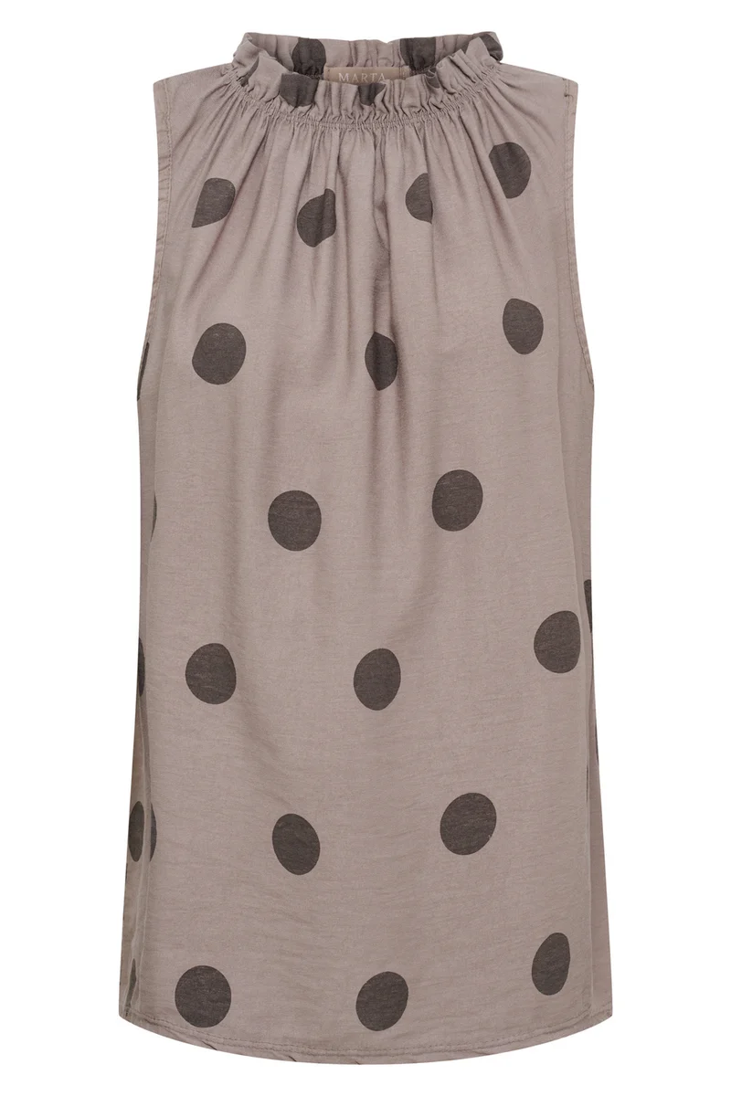 Lucina Dot Top | Fango Polka Dot
