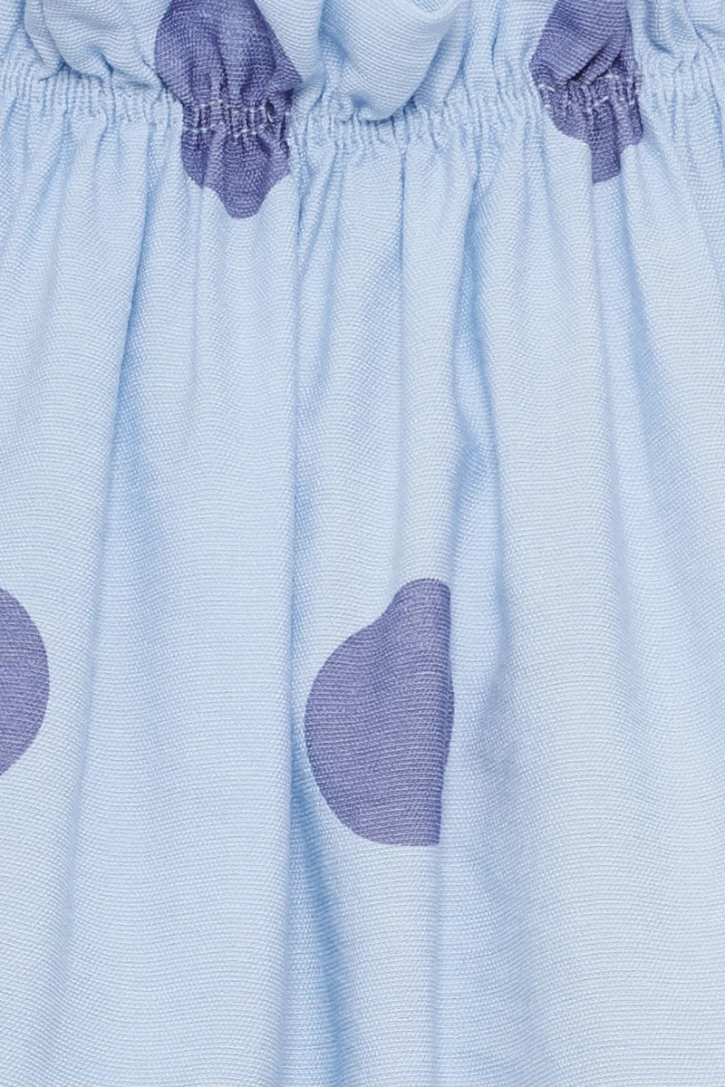 Lucina Dot Top | Celeste Polka Dot