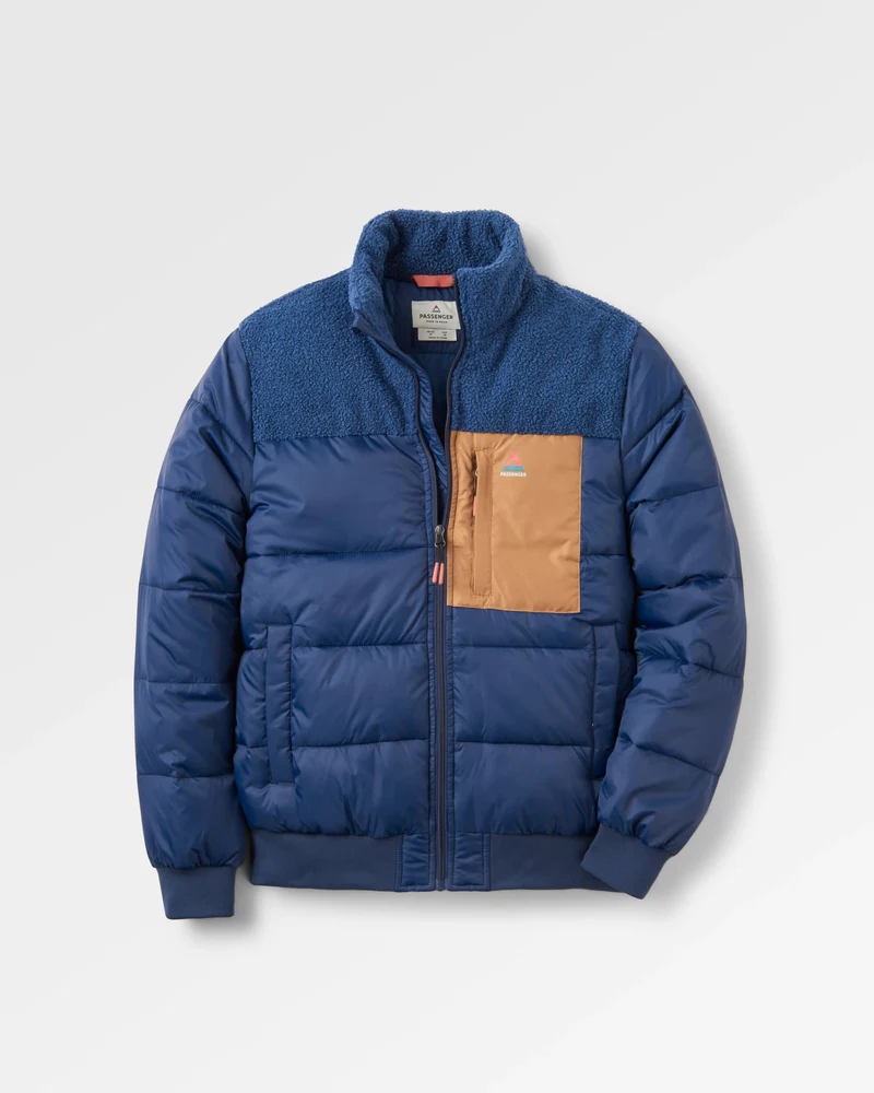 Journey Isolierte Jacke - Reiches Marineblau/Dunkles Denim