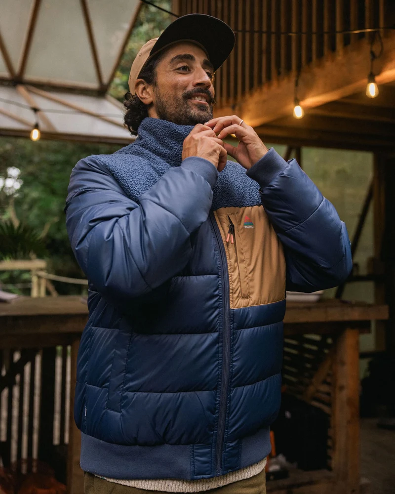 Journey Isolierte Jacke - Reiches Marineblau/Dunkles Denim